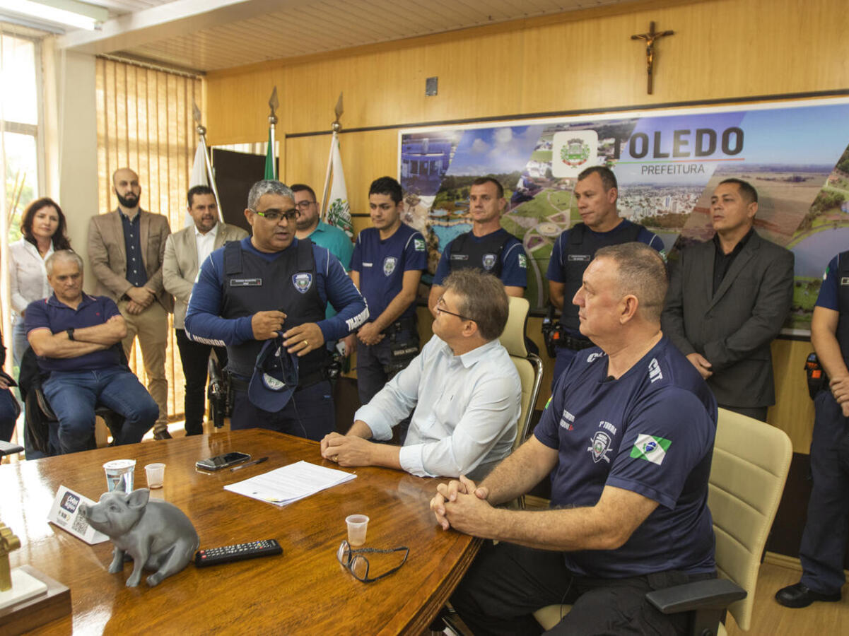 Toledo firma acordo que autoriza guardas municipais a terem porte de arma